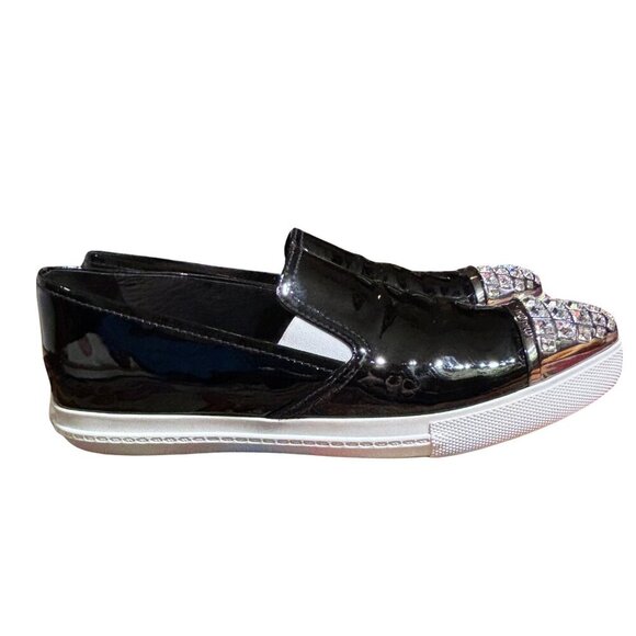 Miu Miu Patent Leather Sneakers - Picture 3 of 4
